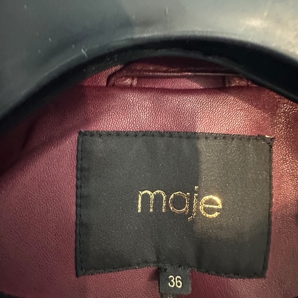 Maje Leather Moto - Picture 4 of 7